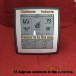 Weather station temperature