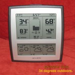 Time and temperature at 7 AM