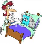 Sick computer nurse