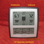 Time and temperature at two