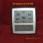 Temperature at 2:30 AM