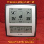 Temperature at 11:30 AM