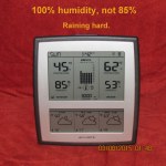 100% rain at 1:45 AM