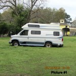 Fred's van in the field