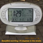 Beautiful morning time and temperature