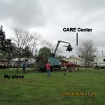 My yard and CARE Center