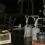 Rain water in yard (2)