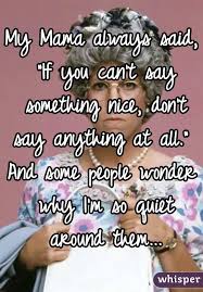 If you can't say something nice cartoon