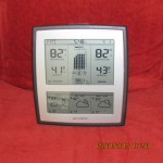 Temperature before six o'clock