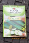 Zucchini seed packet