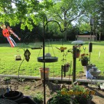 Scene with two Shepherd hooks