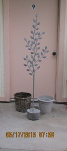 Base with two planters