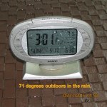 Time and temperature at three