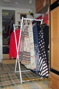 Skirts on rack