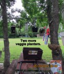 New veggie planters