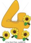 Number four yellow