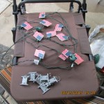 Patio lights are down