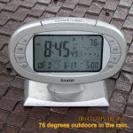 Temperature at eight-forty-five