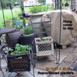 Repositioned planters