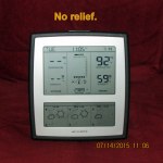 No relief at eleven-thirty