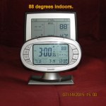 Eighty-eight degrees indoors