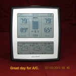 Temperature at eight-forty-seven