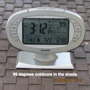 Temperature at three-twelve