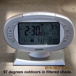 Temperature at two-thirty