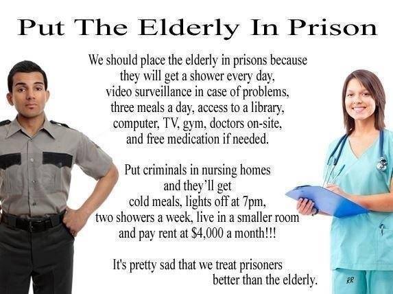 Put the elderly in prison