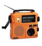 Emergency radio in orange