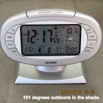 Temperature at twelve-seventeen