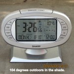 Outdoors at three-twenty-six