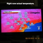 104 actual temperature