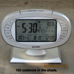 Temperature at five-thirty