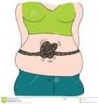 Stomach tied up in knots