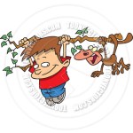 Hanging from tree branch