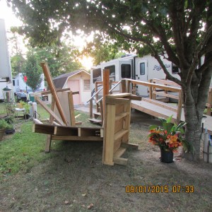 She paid $500.00 for a poorly constructed porch and ramp