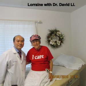 Lorraine with Dr Li