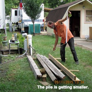 The pile is getting smaller