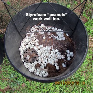 Styrofoam peanuts