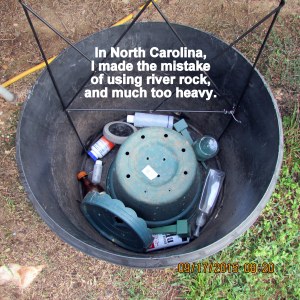 Plastic, not river rock