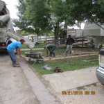 Working on sidewalk at my end