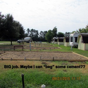 Big job, maybe I can beg some cement