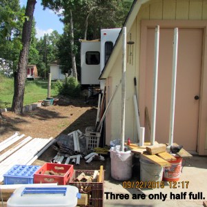 Three are only half full