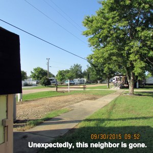 Two sites vacated in one day