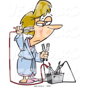 Jump start a tired old woman
