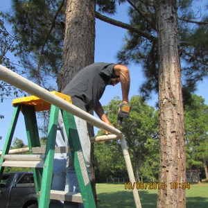 Screws so it doesn't wiggle apart