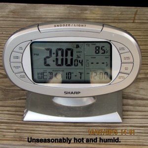 Time and temperature