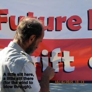 A slit here and there