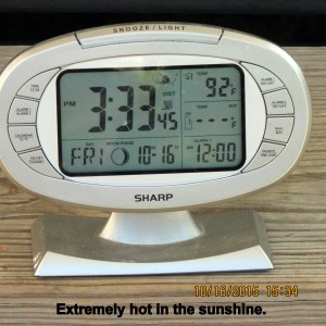 Temperature at three-thirty